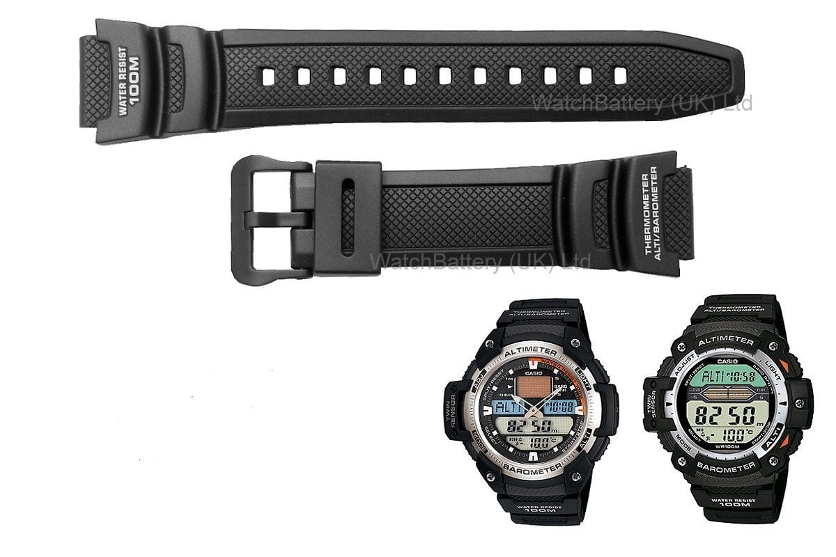 Casio Sgw 300 h Orjinal Silikon Saat Kordonu
