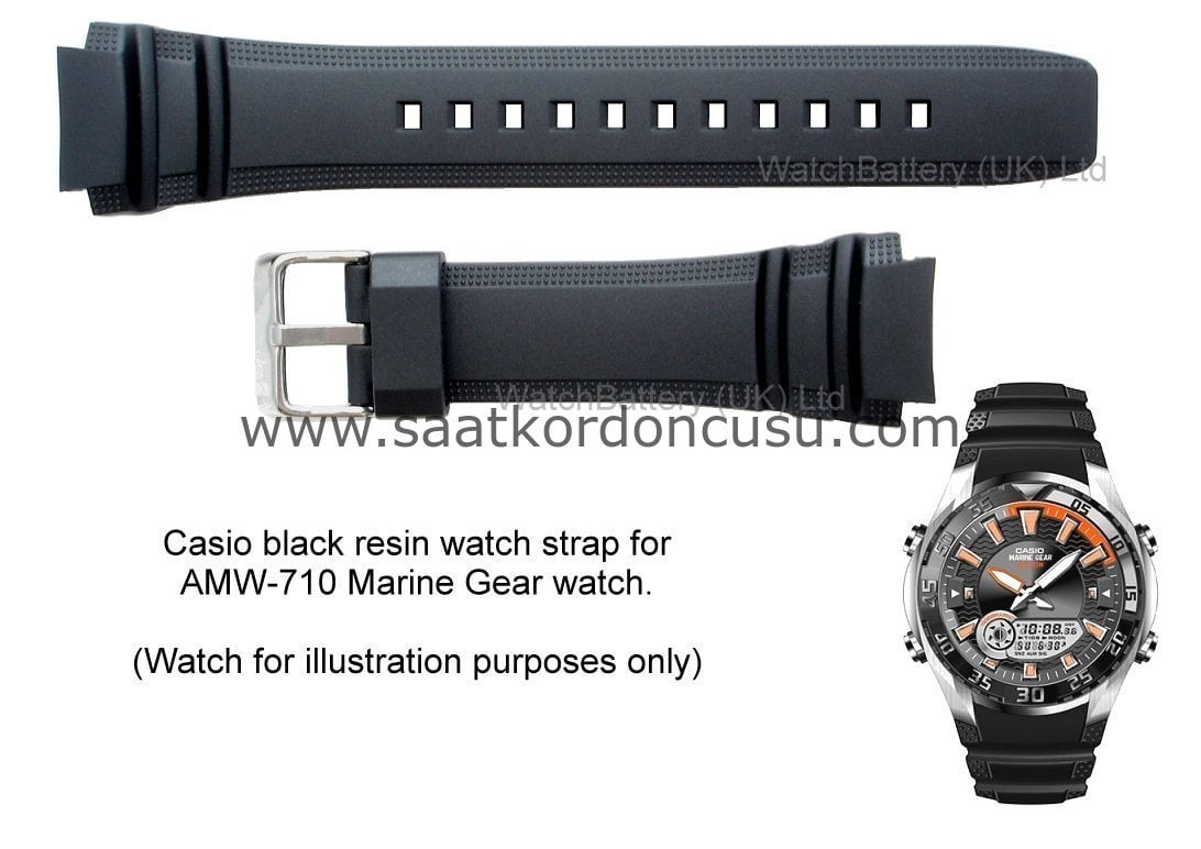 Casio amw 710 Orjinal Silikon Kordon