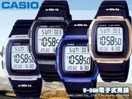 Casio w 96 h Uyumlu Siyah Silikon Saat Kordonu
