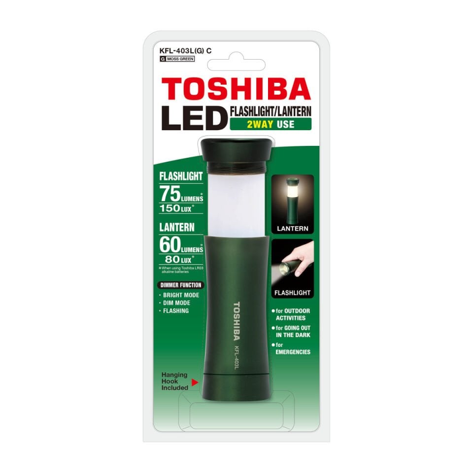 TOSHIBA KFL-403L EL Feneri Yeşil Renk