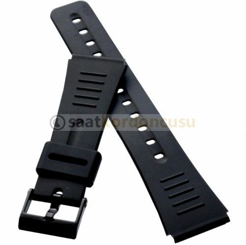 Casio cmd 40 Uyumlu Siyah Silikon Saat Kordonu