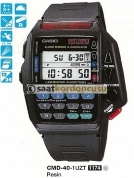 Casio cmd 40 Uyumlu Siyah Silikon Saat Kordonu