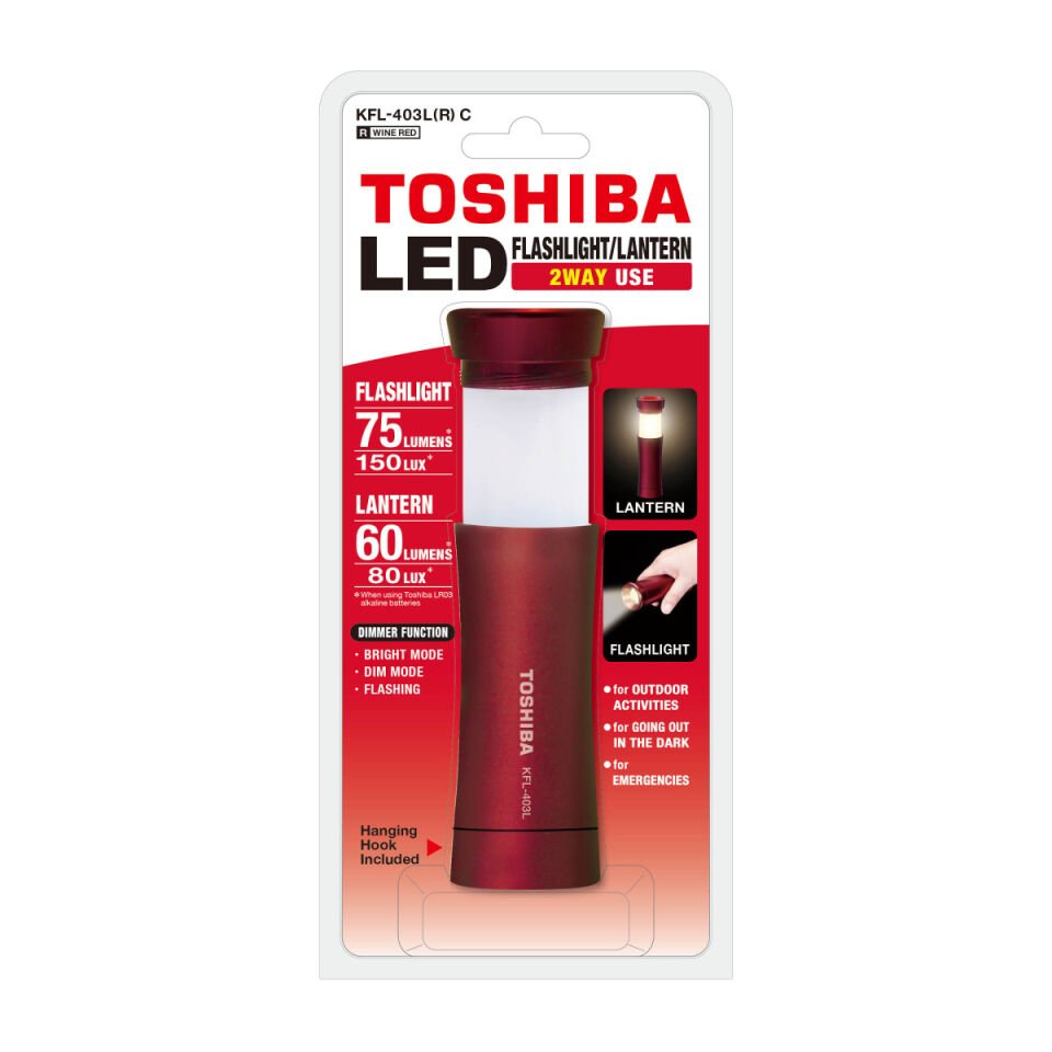 TOSHIBA KFL-403L EL Feneri Kırmızı Renk