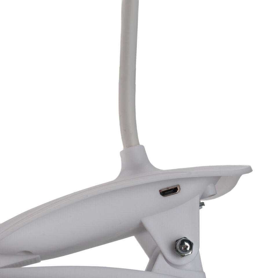 AVEC AV-7221 MASA KENARI KLİPSLİ USB ŞARJLI MASA LAMBASI