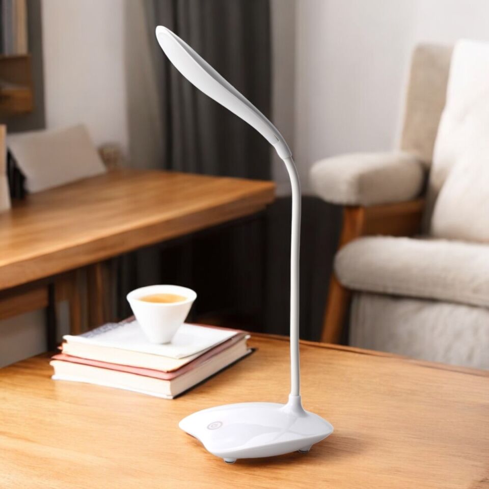 AVEC AV-7221 MASA KENARI KLİPSLİ USB ŞARJLI MASA LAMBASI