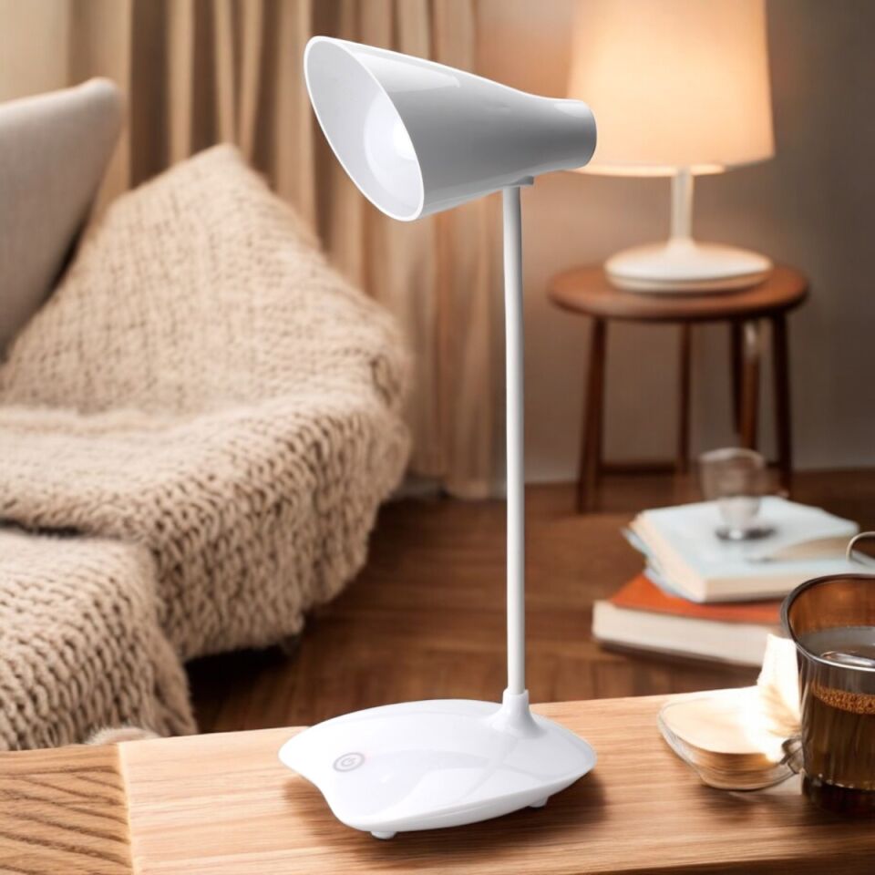 AVEC AV-7221 MASA KENARI KLİPSLİ USB ŞARJLI MASA LAMBASI