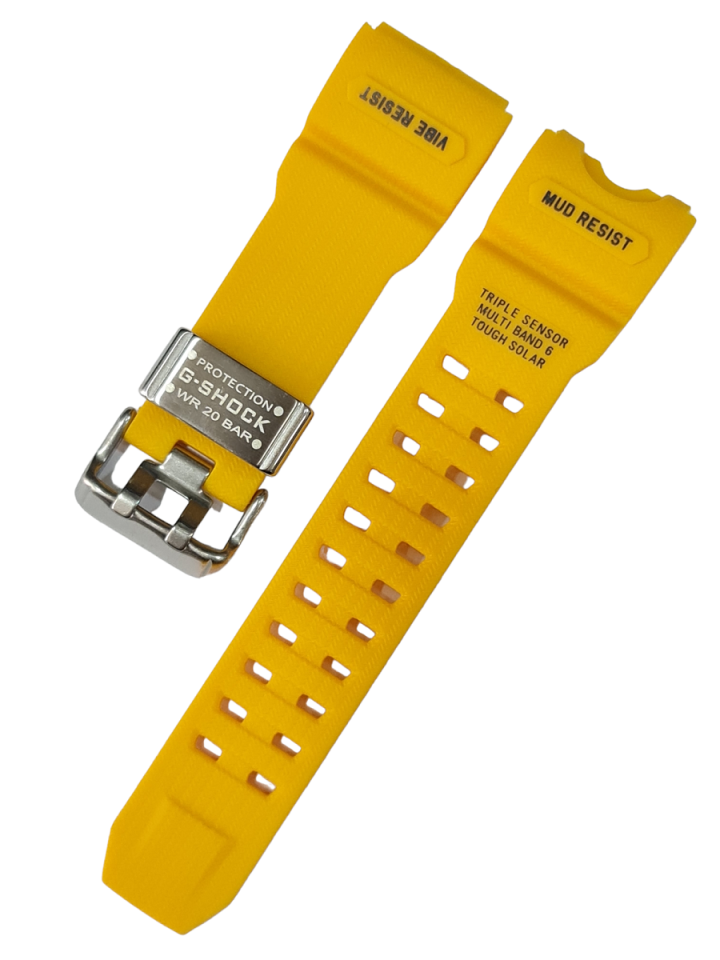 Casio G Shock Master gwg1000 1A9 Sarı Renk Silikon Saat Kordonu