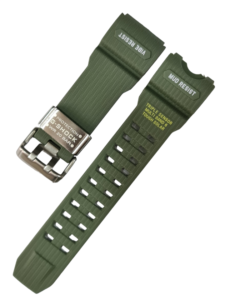 Casio G Shock gwg1000 1A3DR Yeşil Renk Silikon Saat Kordonu