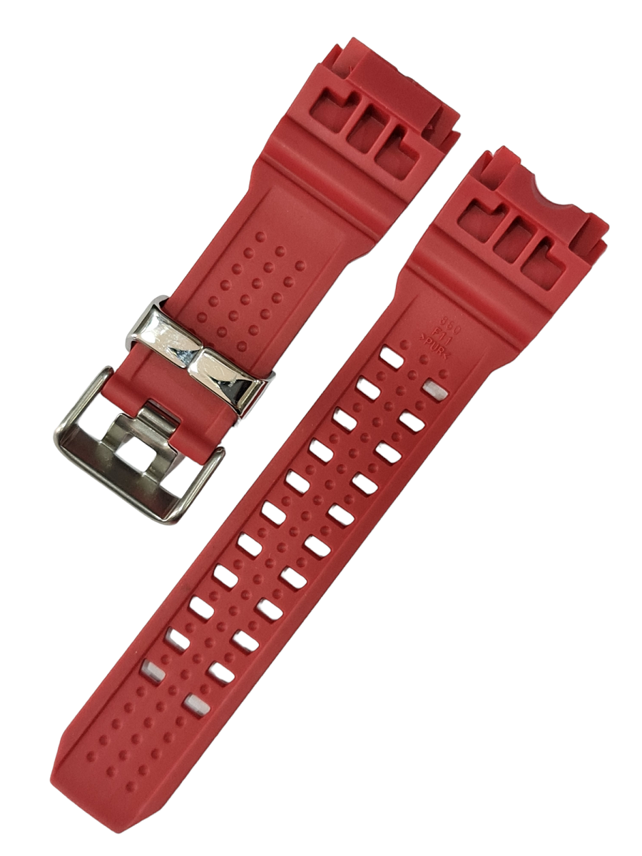 Casio G Shock gwg1000 1ADR Kırmızı Renk Silikon Saat Kordonu