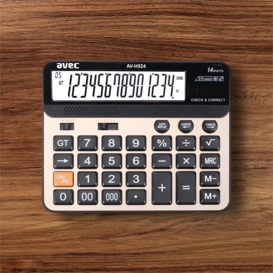 AVEC AV-H924 HESAP MAKİNESİ