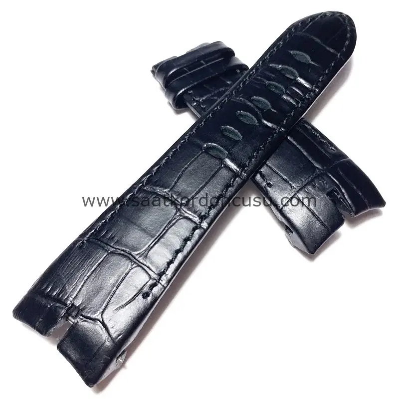 Momentus FS 293 Modeli Siyah Deri Saat Kordonu