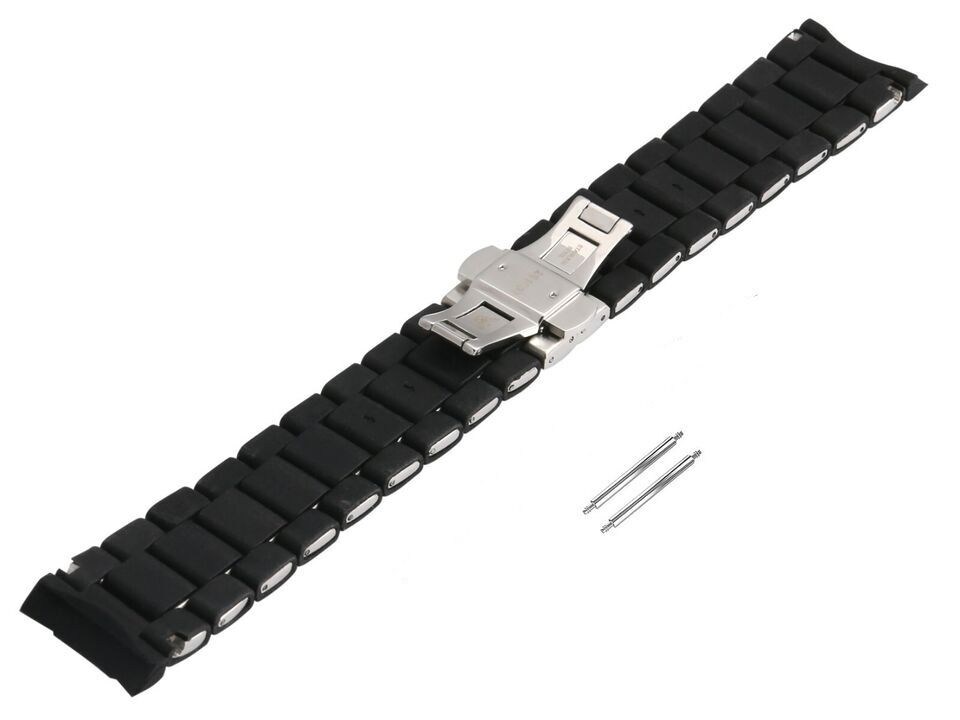 Emporio Armani ar5868 Siyah Silikon Kaplama Saat Kordonu