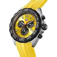 TAG Heuer Red Bull Racing Sarı Silikon Saat Kordonu