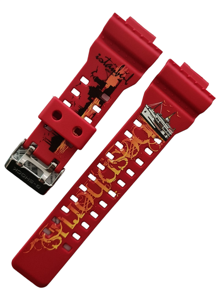 Casio G-Shock İstanbul GA110FC Orjinal Silikon Saat Kordonu