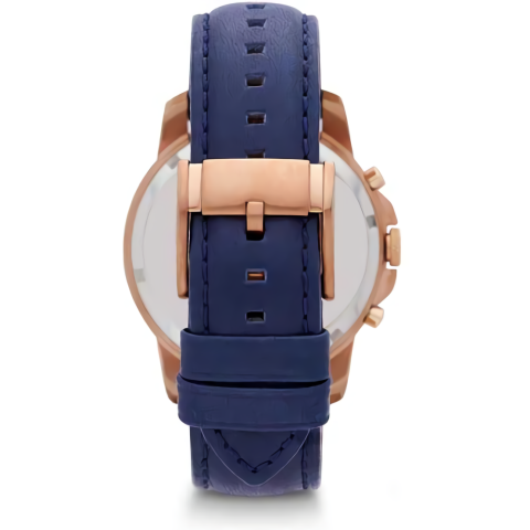 Fossil fs4835 Uyumlu Lacivert Deri Saat Kordonu