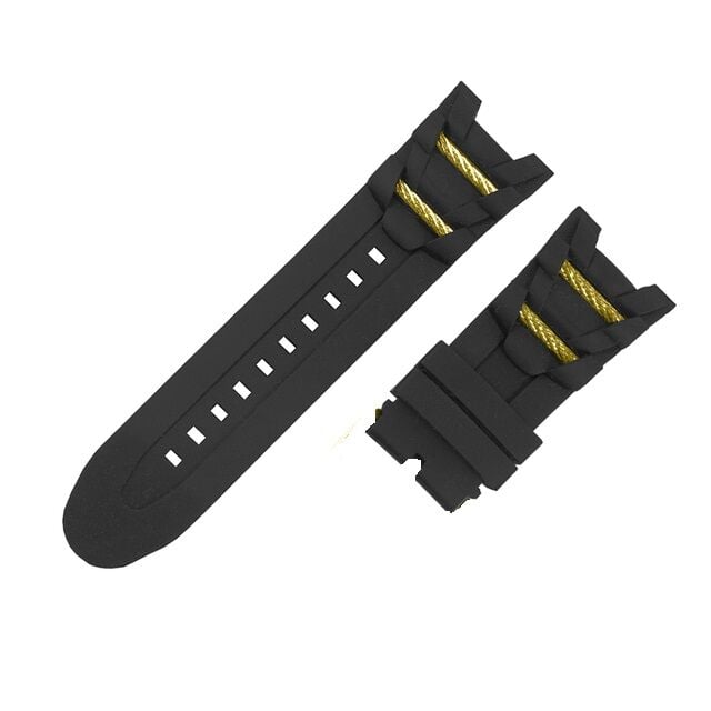 Invicta 21353 Thunderbolt Modeli Siyah Silikon Saat Kordonu