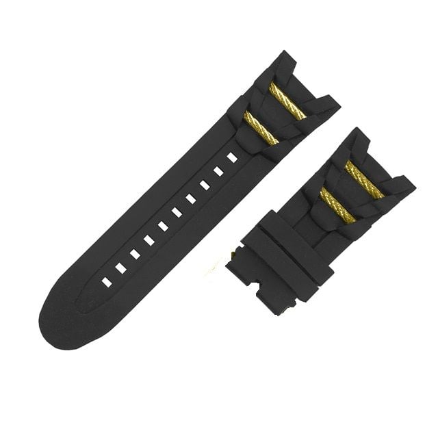 Invicta 21362 Thunderbolt Modeli Siyah Silikon Saat Kordonu