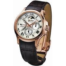 Seiko Premier Srx008p1 20mm Kahverenk Deri Saat Kordonu