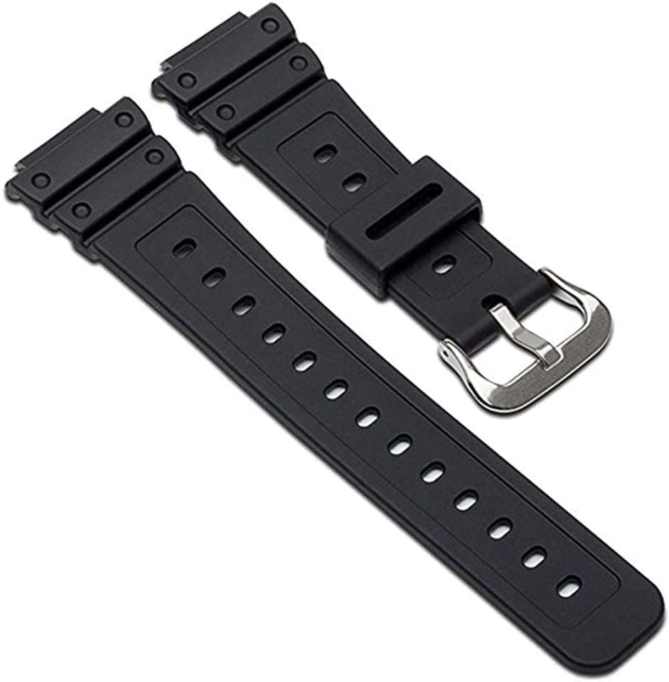 Casio dw5600 Uyumlu Siyah Silikon Saat Kordonu