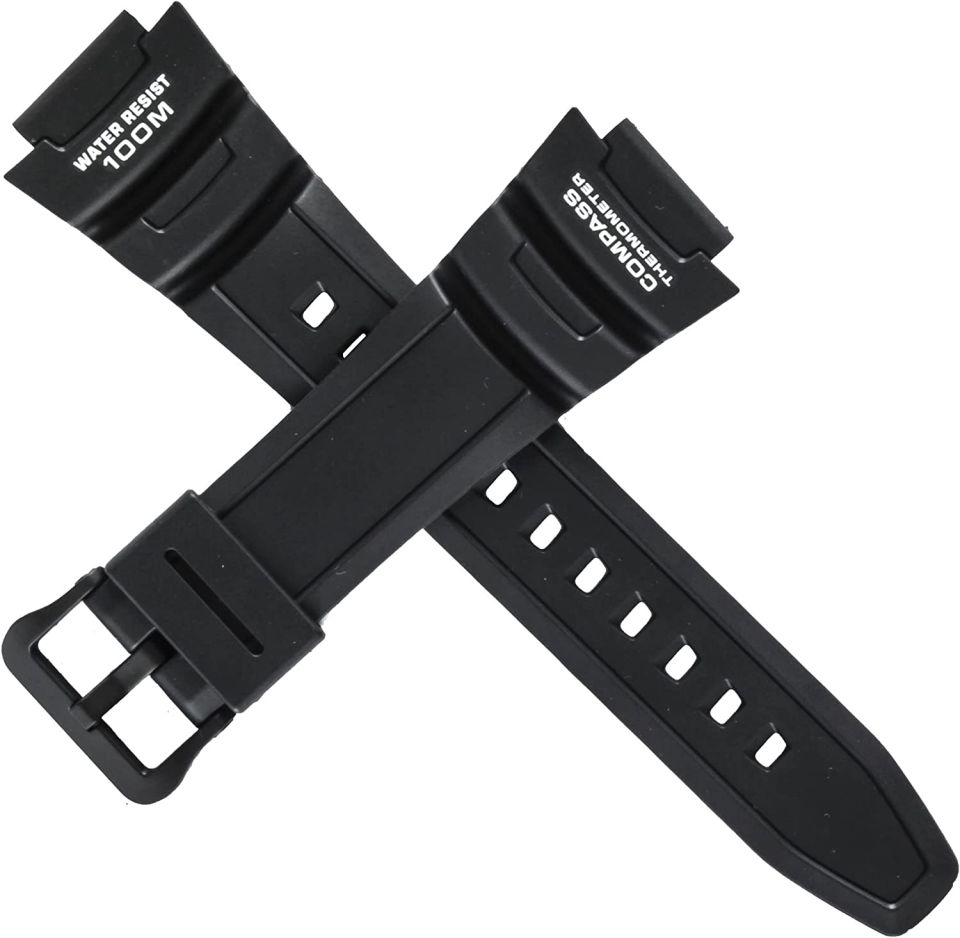 Casio sgw 500h Orjinal Silikon Saat Kordonu BEYAZ YAZILI