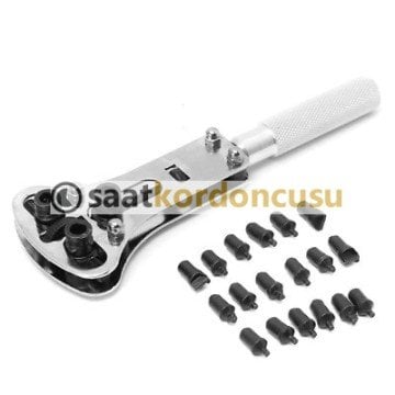 Üçlü Saat Kapağı Açma Anahtarı Orta Boy