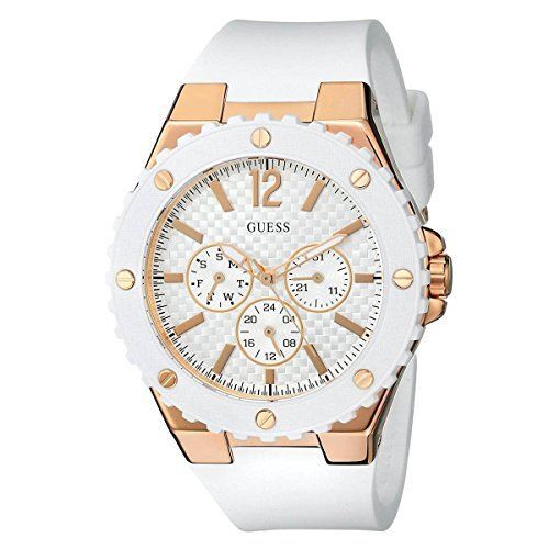 Guess Bayan W0149L6 Modeli Beyaz Silikon Saat Kordonu