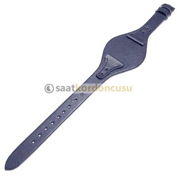 Fossil es4113 Uyumlu Lacivert Deri Saat Kordonu