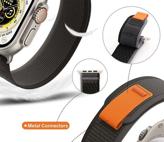 Apple Watch trail Loop Ultra Nato Kordon 5 6 7 8 42mm 44mm 49mm
