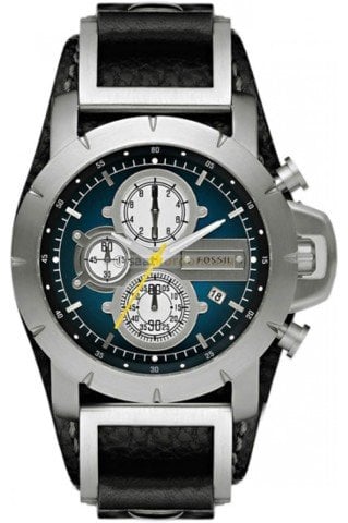 Fossil JR1156 Siyah Deri Saat Kordonu
