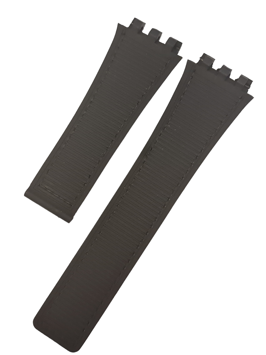 Tag Heuer Mexico Edition 22mm Siyah Silikon Saat Kordonu