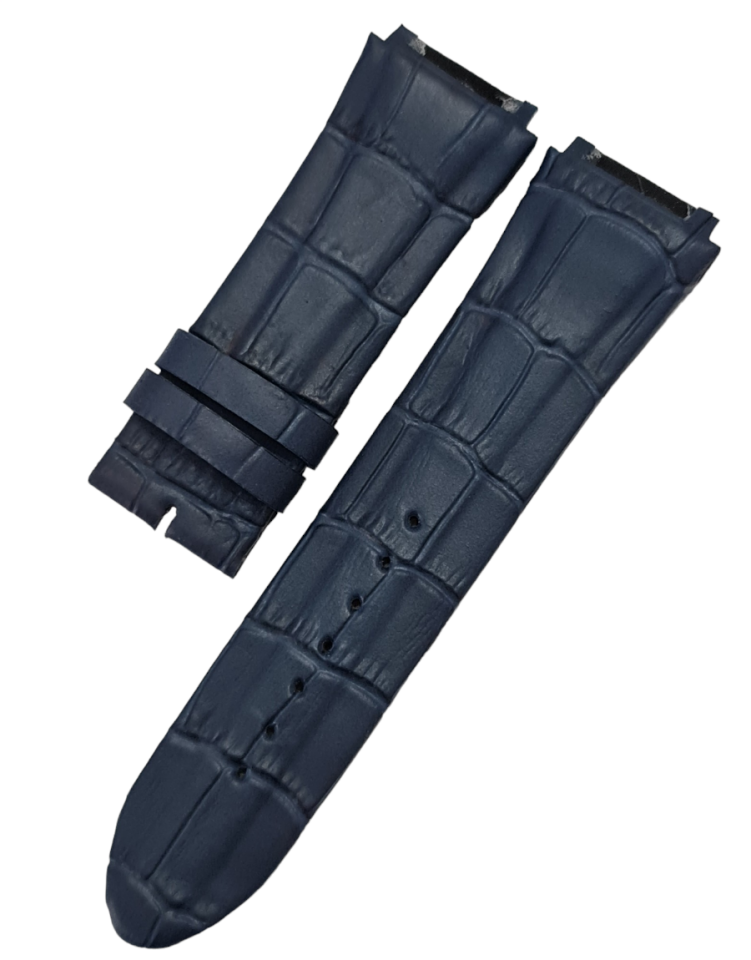 Guess Collection w0247g Uyumlu Lacivert Deri Saat Kordonu
