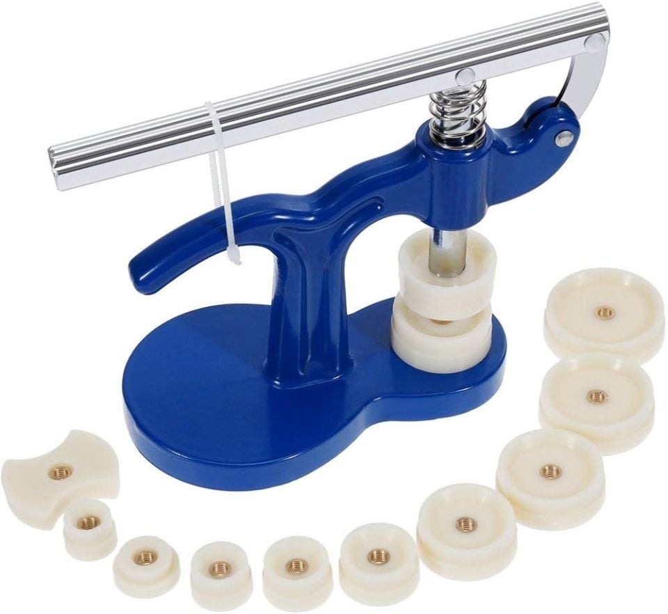 Saat Kapağı Kapatmak İçin Saatçi Presi