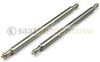 Kalın Formda 20mm Hasır Örgü Çelik Renk Metal Saat Kordonu