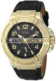 Guess w0040g4 Uyumlu Siyah Deri Kordon