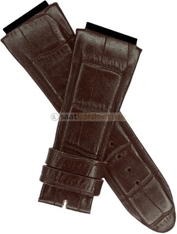 Guess w0040g8 Uyumlu Kahverenk Deri Kordon