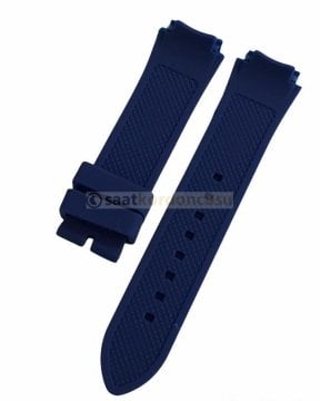 Guess guw0571L1 Bayan Modeli Mavi Silikon Saat Kordonu