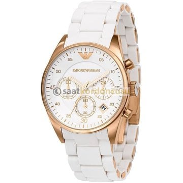 Emporio Armani ar5919 Beyaz Silikon Kaplama Saat Kordonu