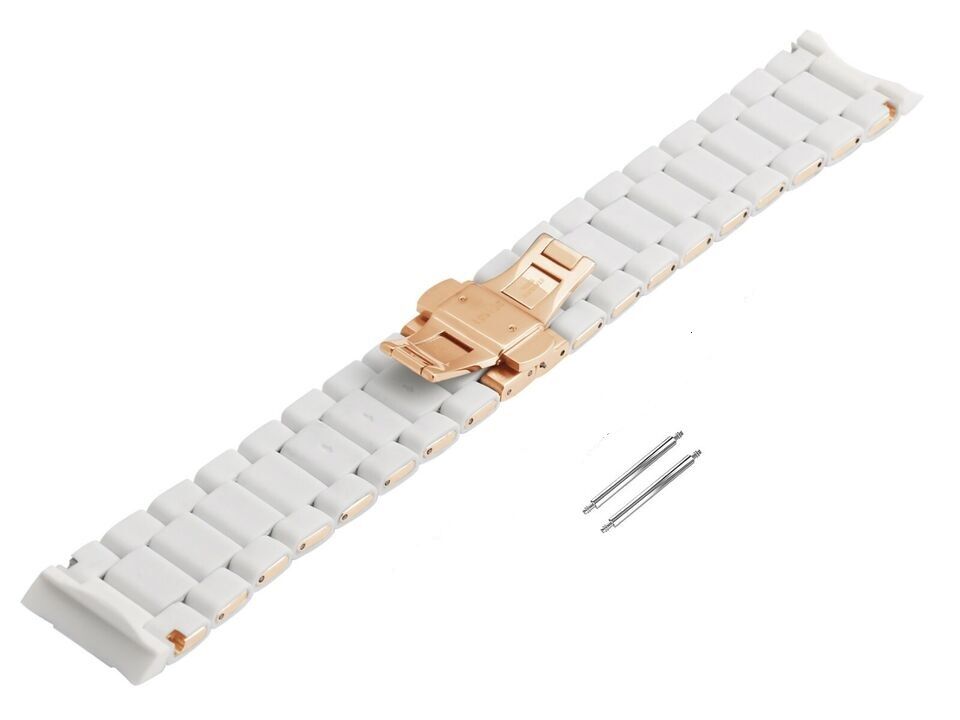 Emporio Armani ar5919 Beyaz Silikon Kaplama Saat Kordonu