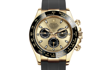 Rolex Cosmograph Daytona 21mm Siyah Silikon Saat Kordonu