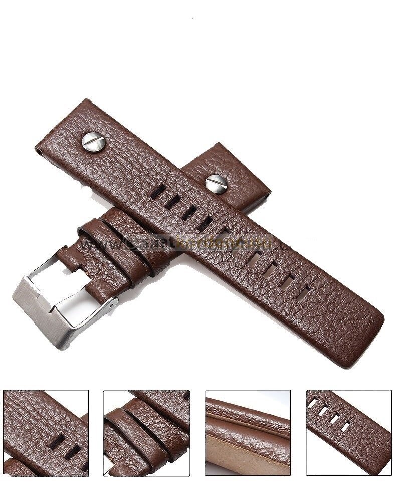 Dıesel dz7332 Uyumlu Kahverenk Deri Saat Kordonu 749,00 TL