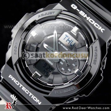 Casio GA150BW 1A Parlak Yüzeyli Orjinal Silikon Kordon