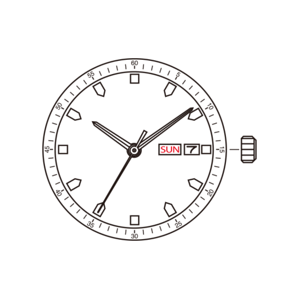 Miyota 2005 Quartz Pilli Kol Saat Makinası