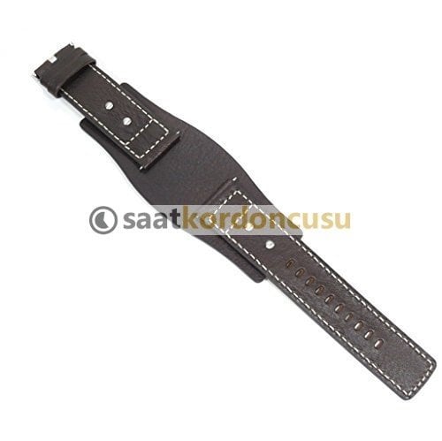 Fossil JR9990 Uyumlu Kahverenk Deri Kordon