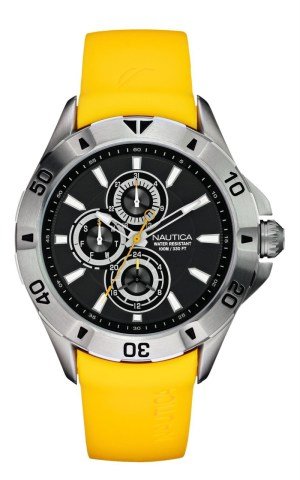 Nautica A14613G Sarı Renk Silikon Saat Kordonu