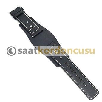 Fossil JR9991 Uyumlu Siyah Deri Kordon