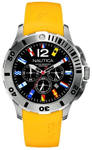 Nautica A18637G Sarı Renk Silikon Saat Kordonu