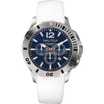 Nautica A16568G Beyaz Renk Silikon Saat Kordonu