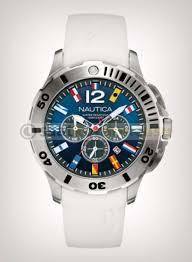 Nautica A18638G Beyaz Renk Silikon Saat Kordonu