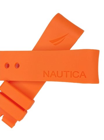 Nautica a13010g Turuncu Renk Silikon Saat Kordonu