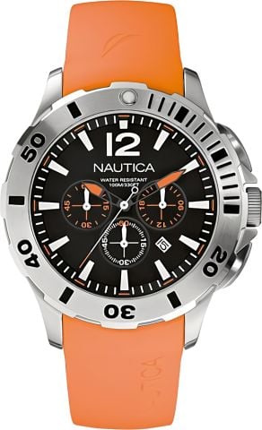 Nautica a16567g Turuncu Renk Silikon Saat Kordonu